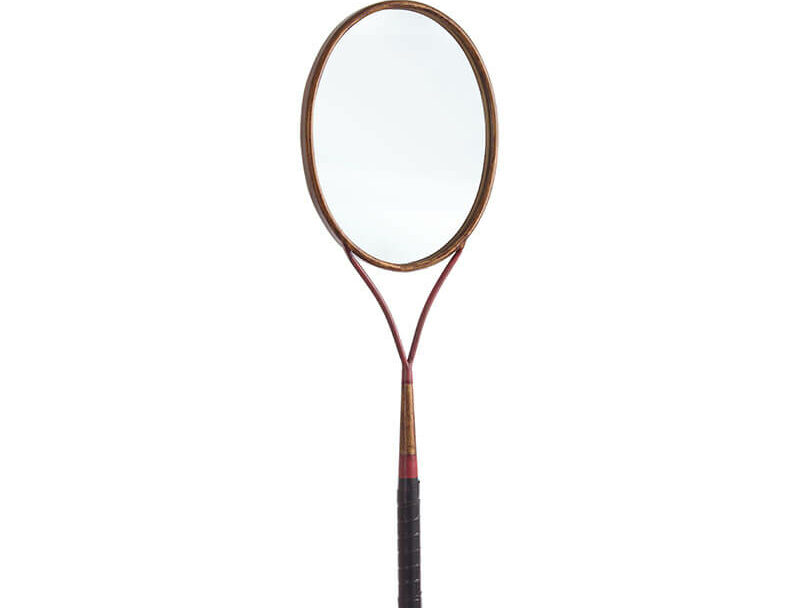 Zrkadlo raqueta 23 x 30.5 cm