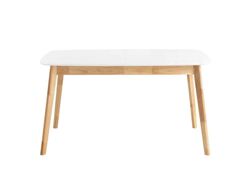 Rozkladací stôl kennan 140 (180) x 90 cm biely