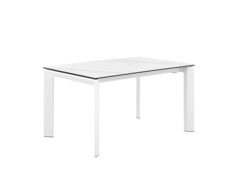 Rozkladací stôl sallie  160 (240) x 90 cm biely