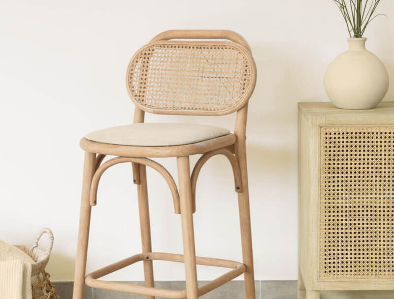 Barová stolička enairod 65 cm prírodná