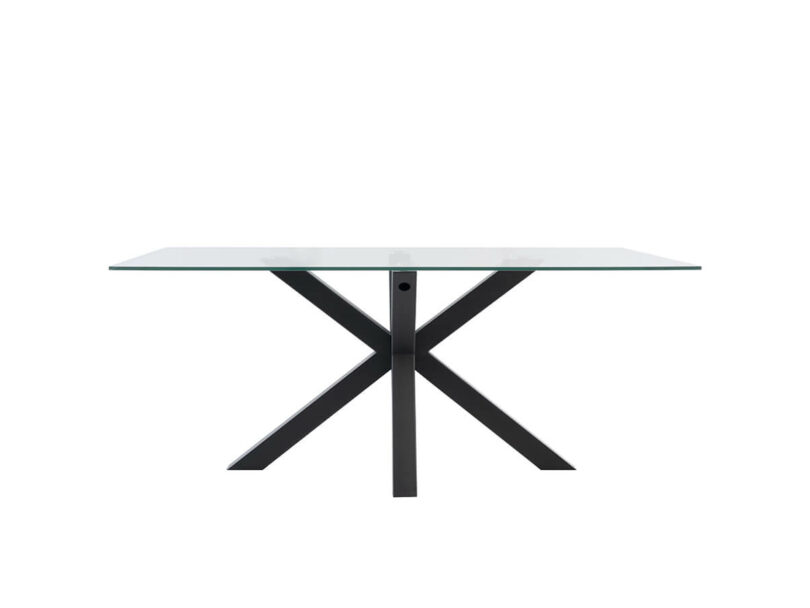 Stôl madie 200 x 100 cm čierny