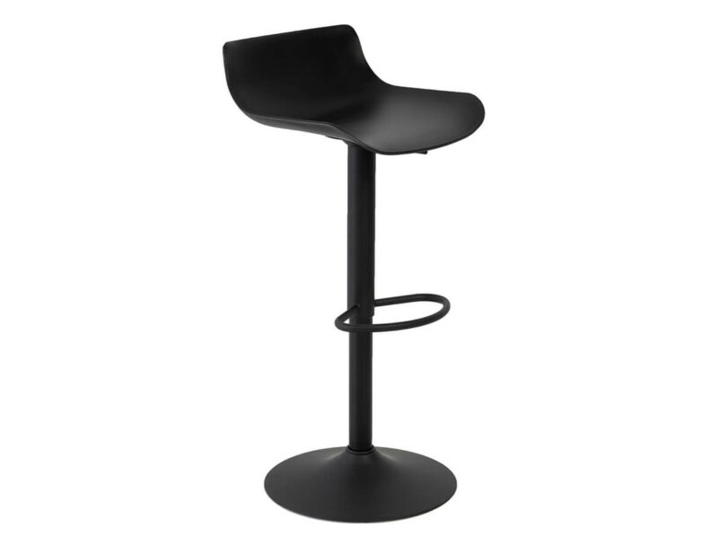 Barová stolička dabel čierna