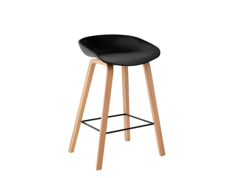 Barová stolička rieno 74 cm čierna