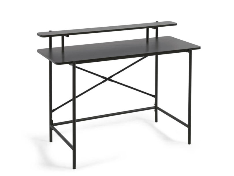 Písací stôl Mabry 120 x 60 cm čierny