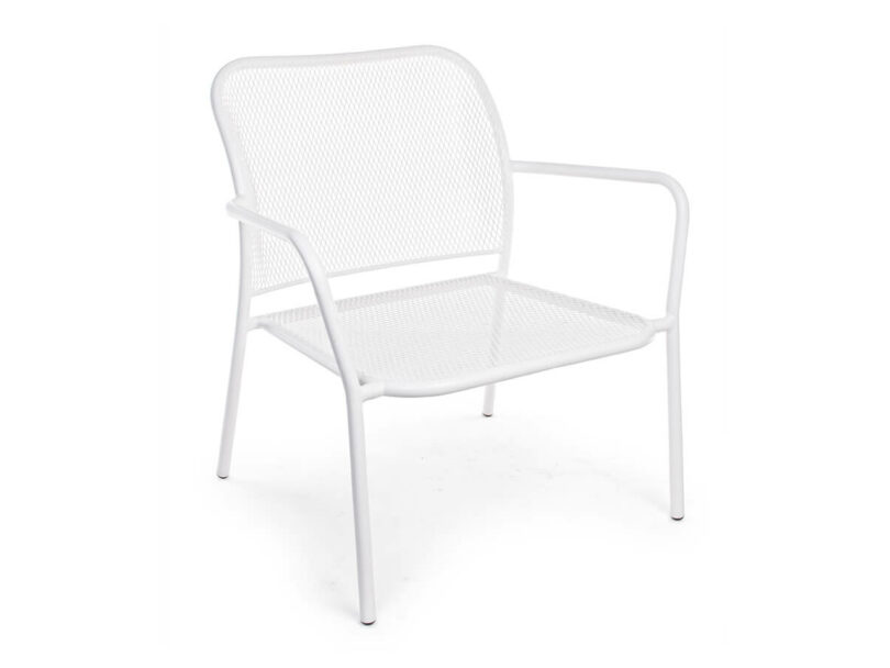 Záhradná stolička xelie biela