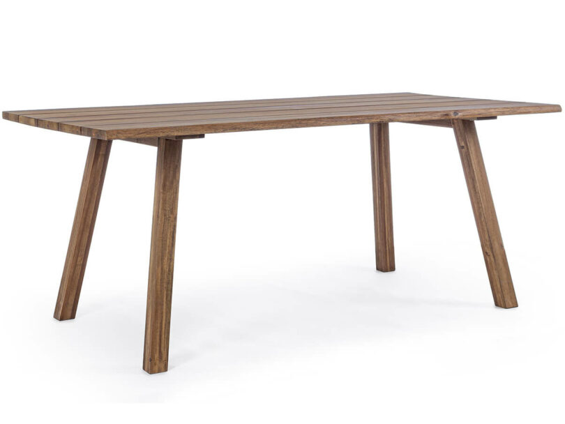 Záhradný stôl lasgo 180 x 90 cm hnedý