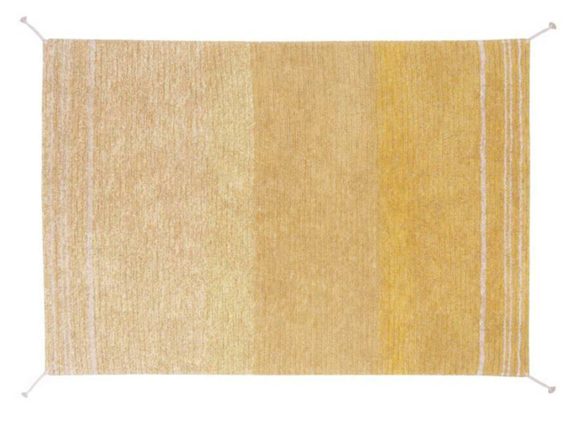 Obojstranný koberec winto 170 x 240 cm žltý