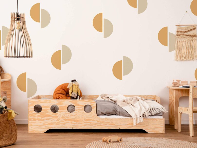 Detská posteľ salia 90 x 200 cm pravá prírodná
