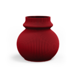 Váza yalza Ø 12 x 12 cm červená