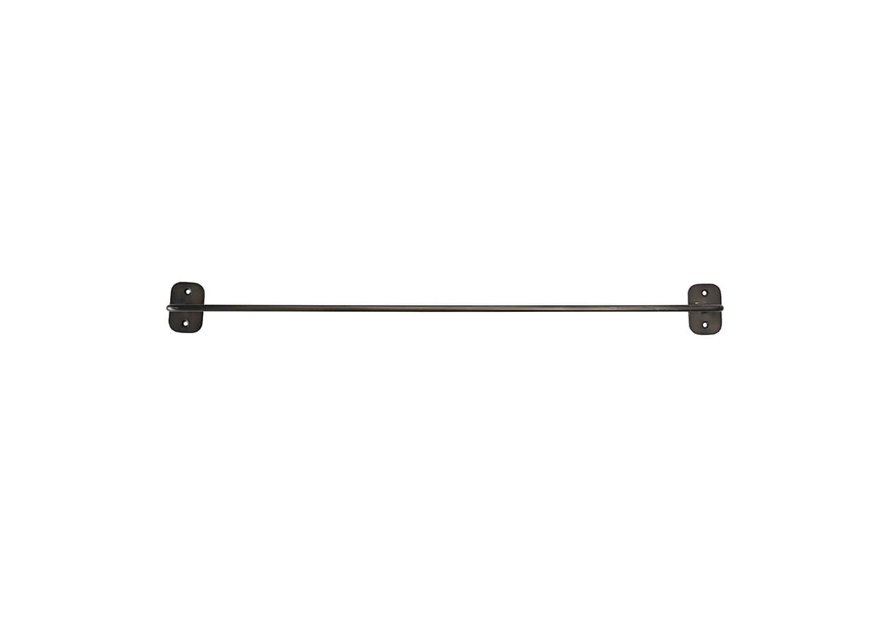 Vešiak na uteráky bito 60 cm čierny