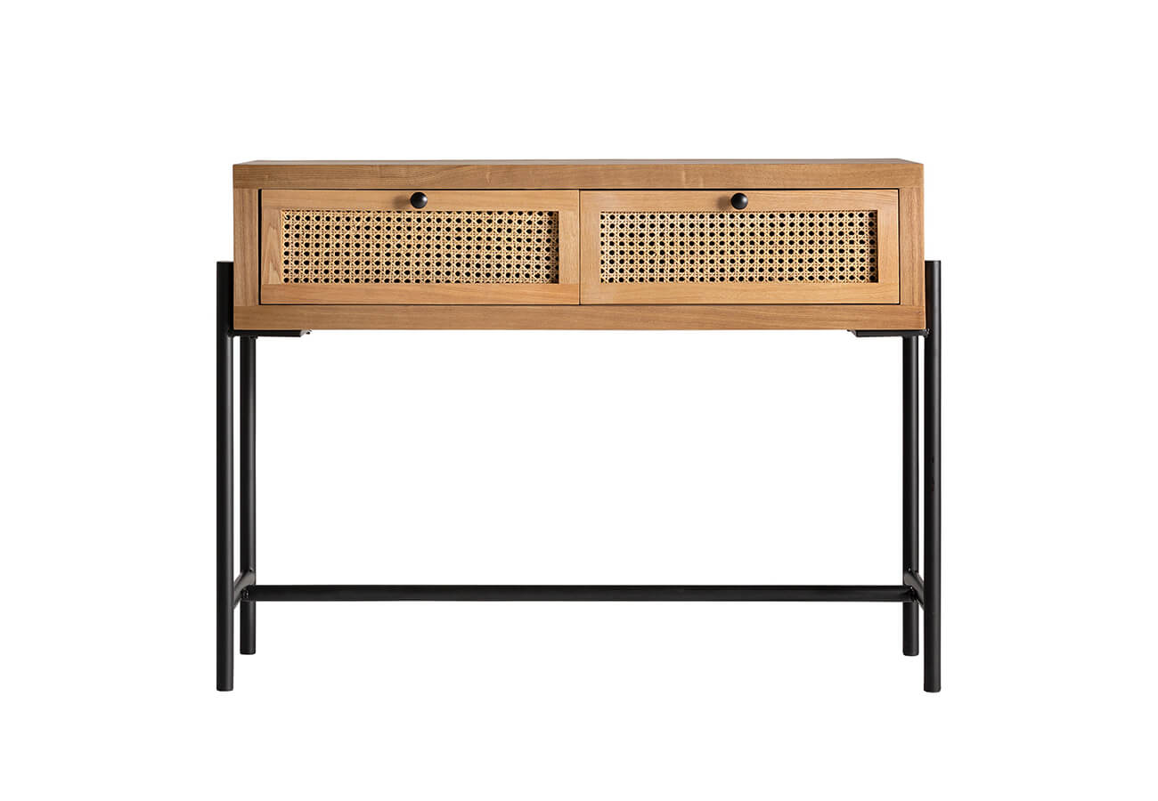 Konzolový stolík telze 105 x 35 cm hnedý