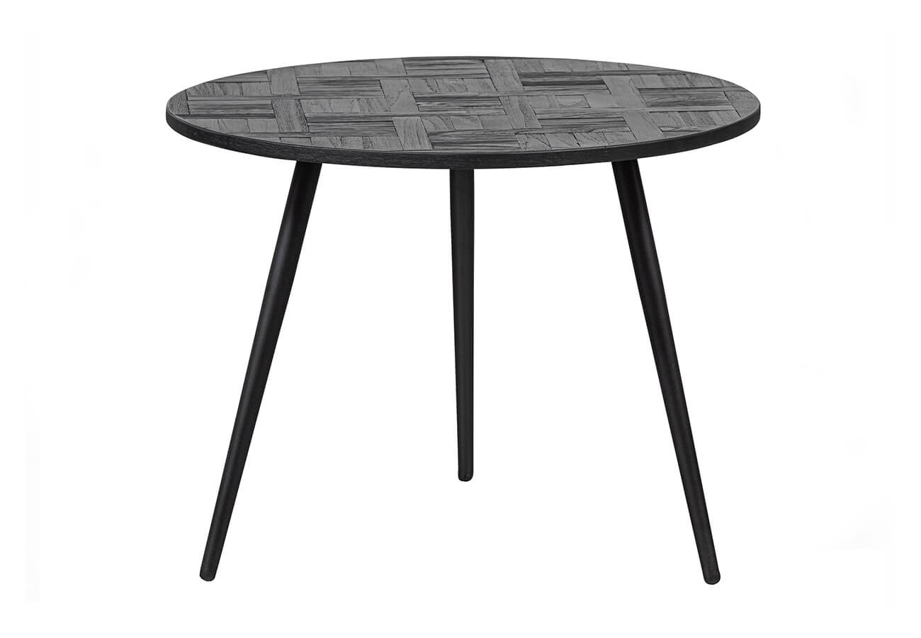 Konferenčný stolík olendo Ø 58 cm čierny