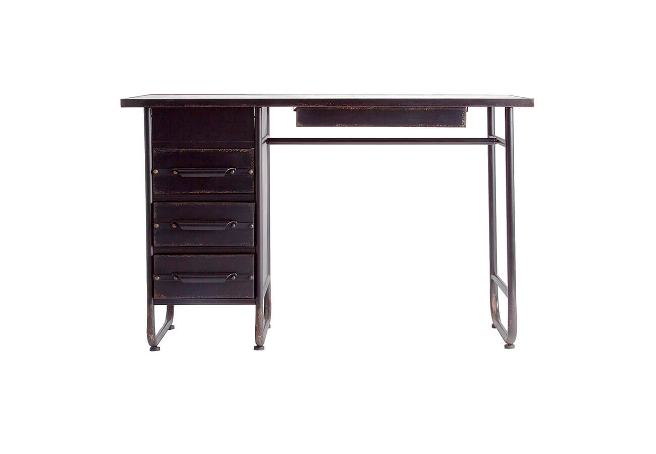 Pracovný stôl lanala 120 x 50 cm tmavo šedý