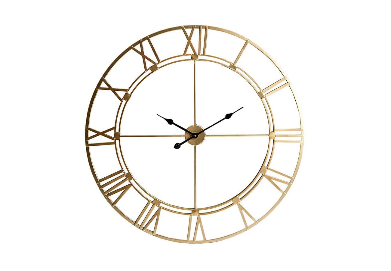 Nástenné hodiny resav Ø 90 cm zlaté