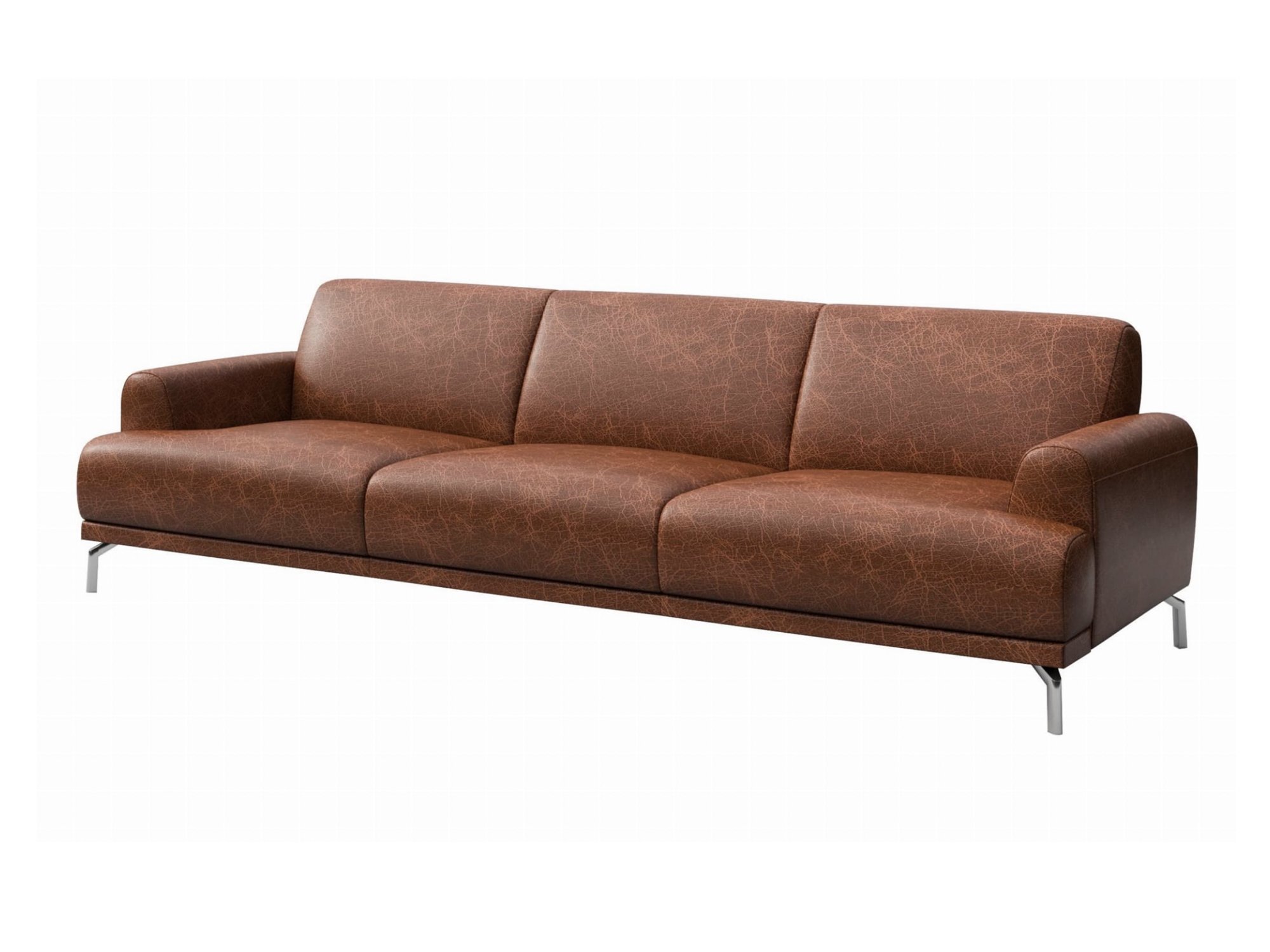Trojmiestna pohovka Puzo 240 cm cognac