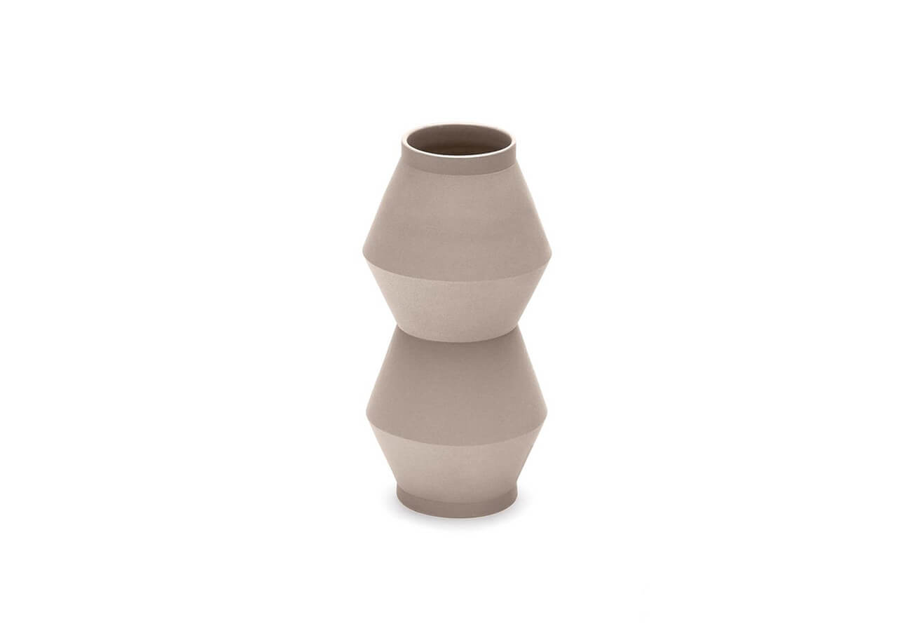 Váza tallada 30 cm béžová