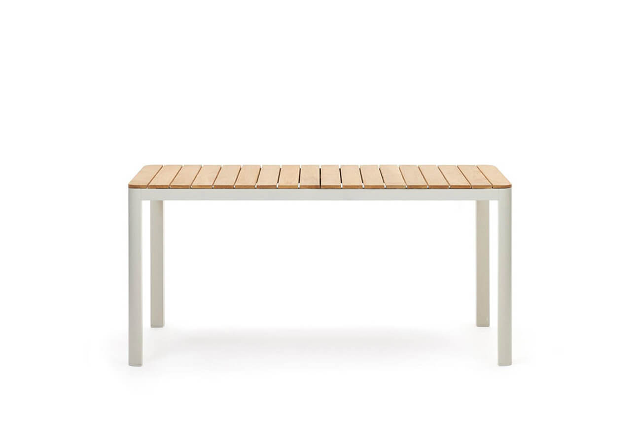 Záhradný stôl noba 160 x 90 cm biely