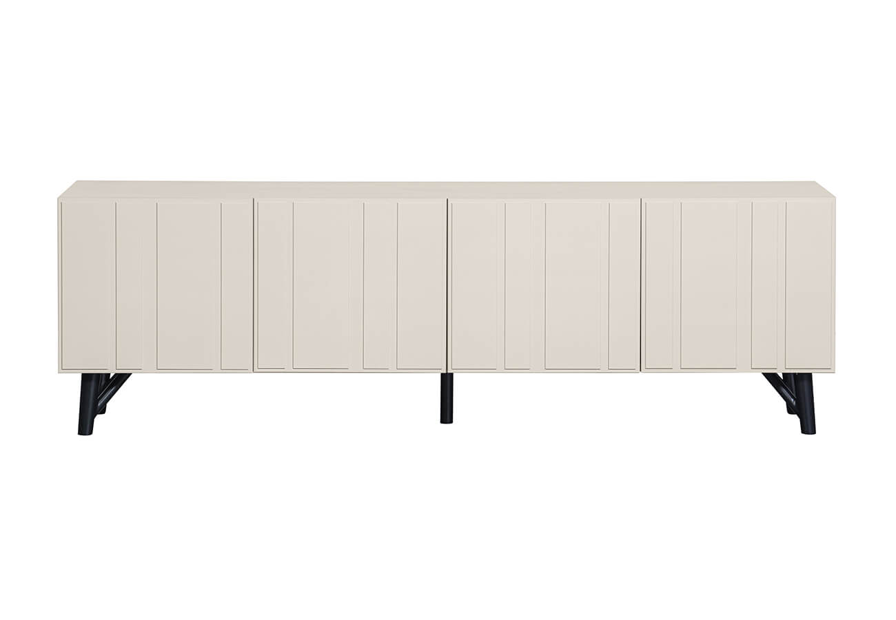Tv skrinka limmy 181 x 56 cm krémová