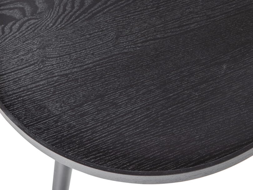 Odkladací stolík mesa m ø 45 x 45 cm čierny