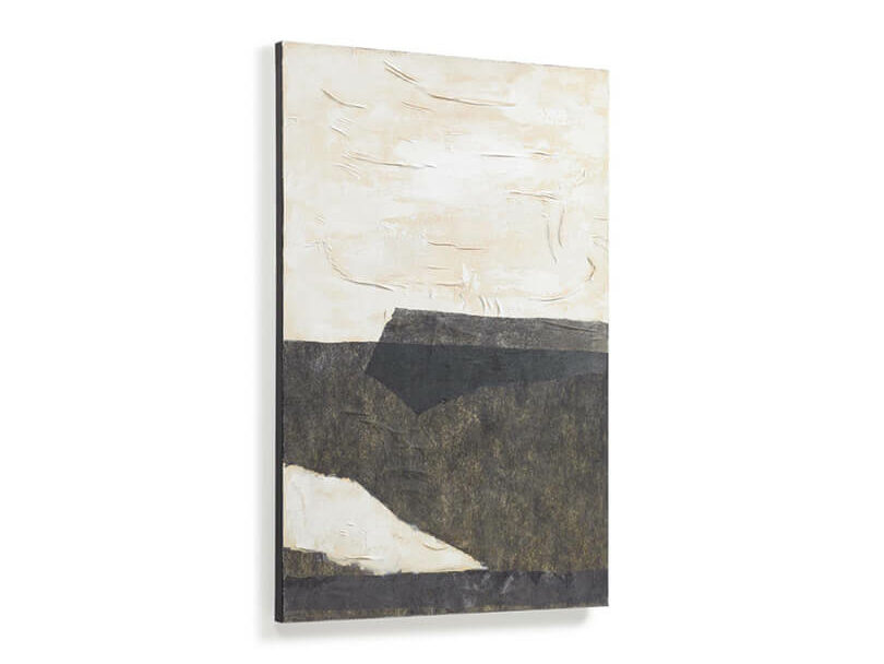 Obraz linaza 60 x 90 cm čiernobiely
