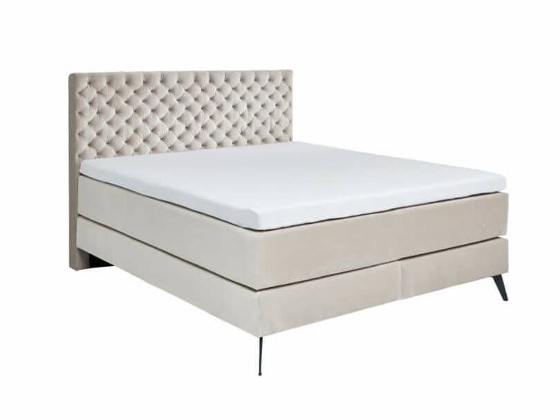 BOXSPRING POSTEĽ OLIVER 200 X 200 BÉŽOVÁ